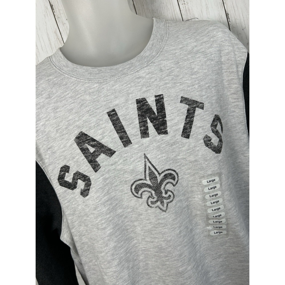 New Orleans Saints Crewneck Sweatshirt NWT Size L